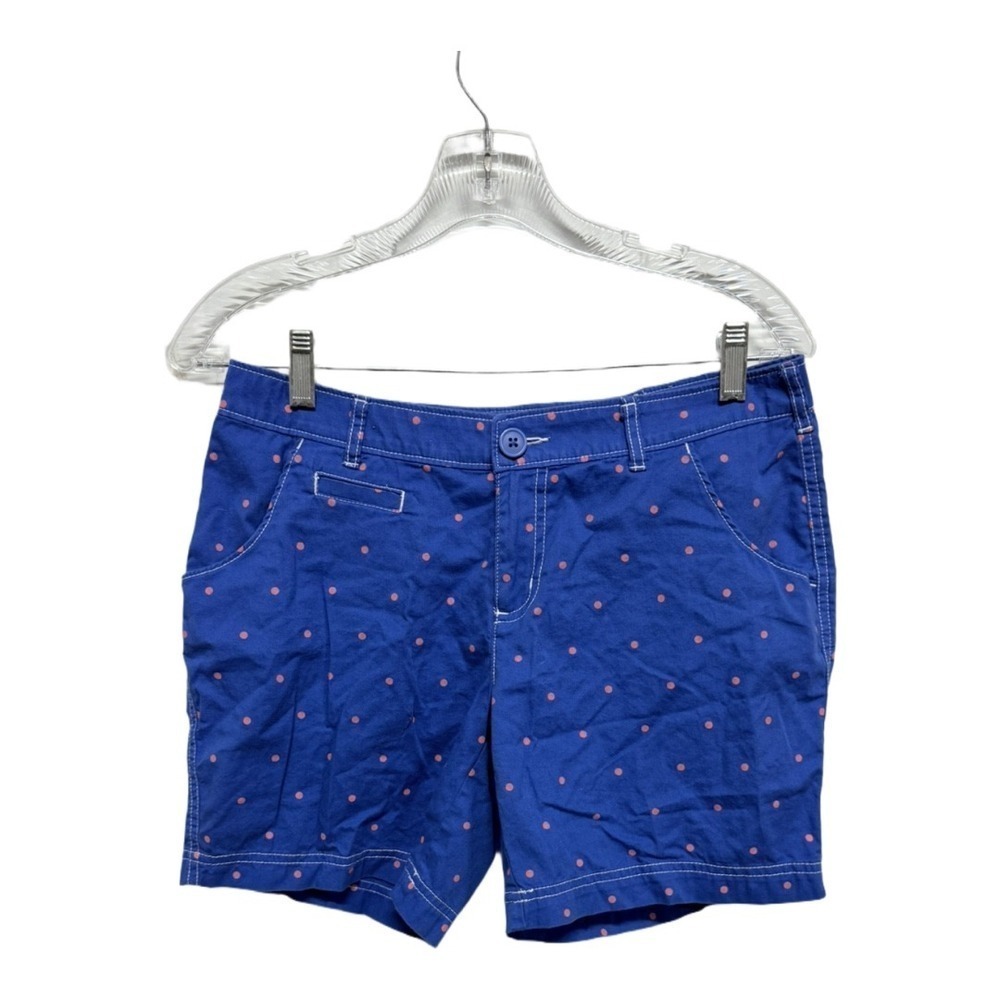 Columbia Blue/Pink Polka Dot Performance Fishing Gear Shorts Size 4 Bonehead